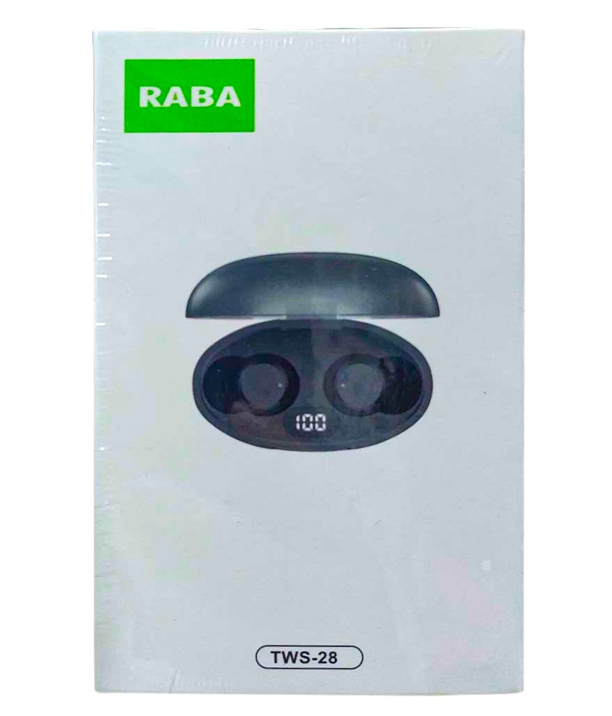 RABA TWS 28 Original True Wireless Bluetooth Earbuds