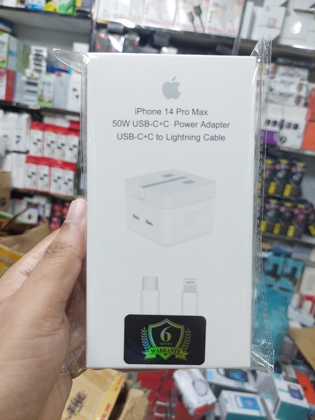 iPhone 14 Pro Max 50watt 3pin Original Quality PD Super Fast Charger