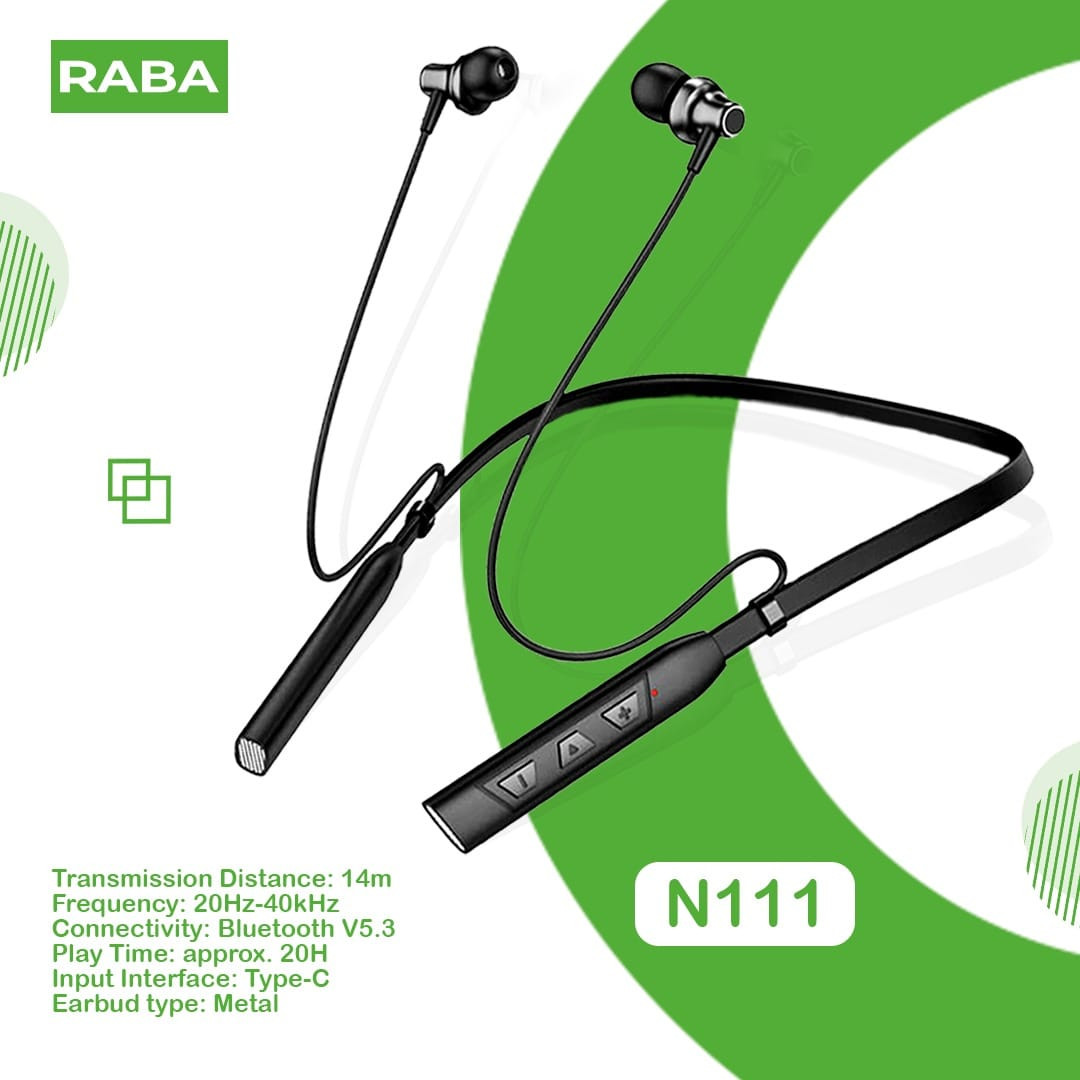 RABA N111 Original Bluetooth Neckband