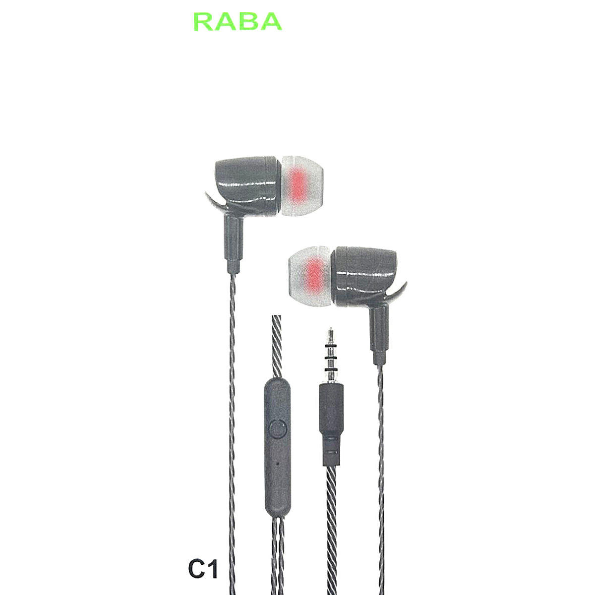 RABA C1 Stereo Bass Earphone 
