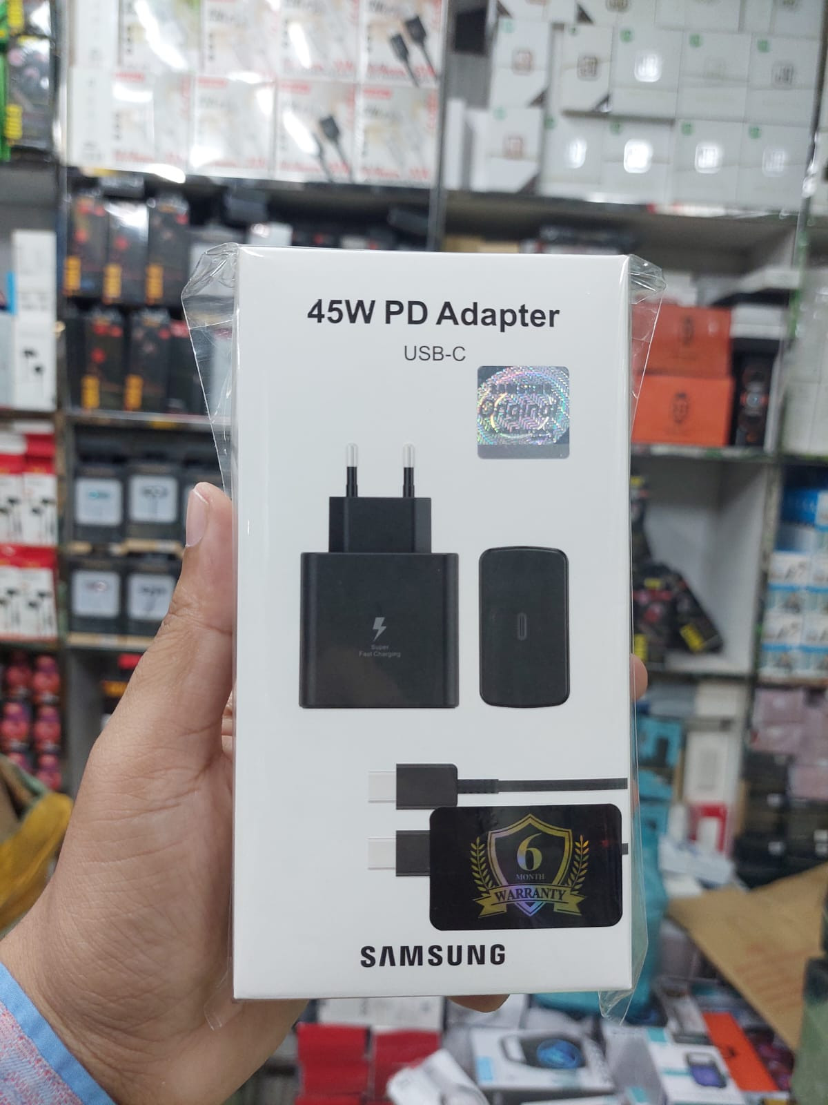 Samsung 45watt 2pin Original Quality PD Type-c Fast Charger