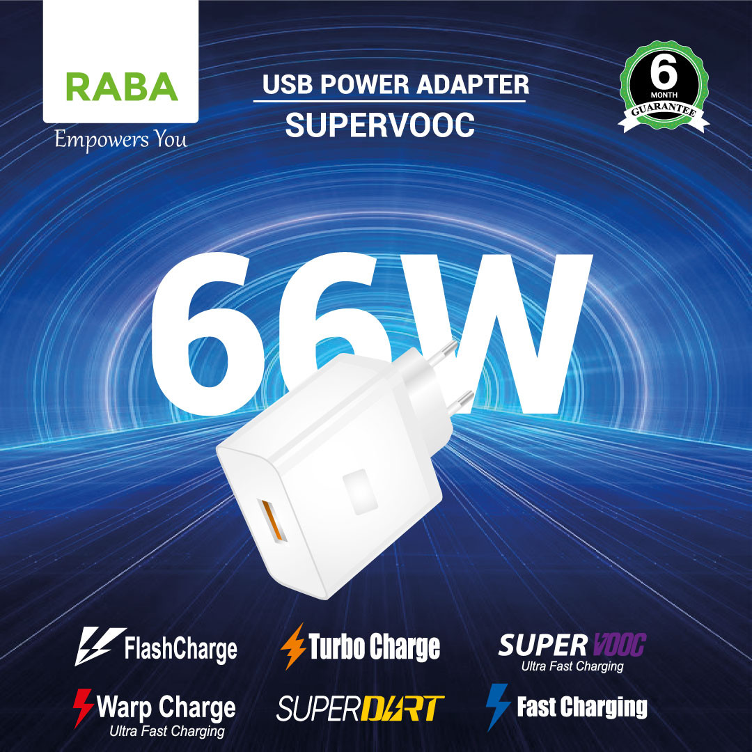 RABA 66w Universal Fast Adapter