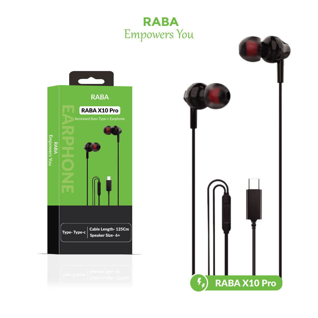 RABA X10 Pro Type-c Earphone