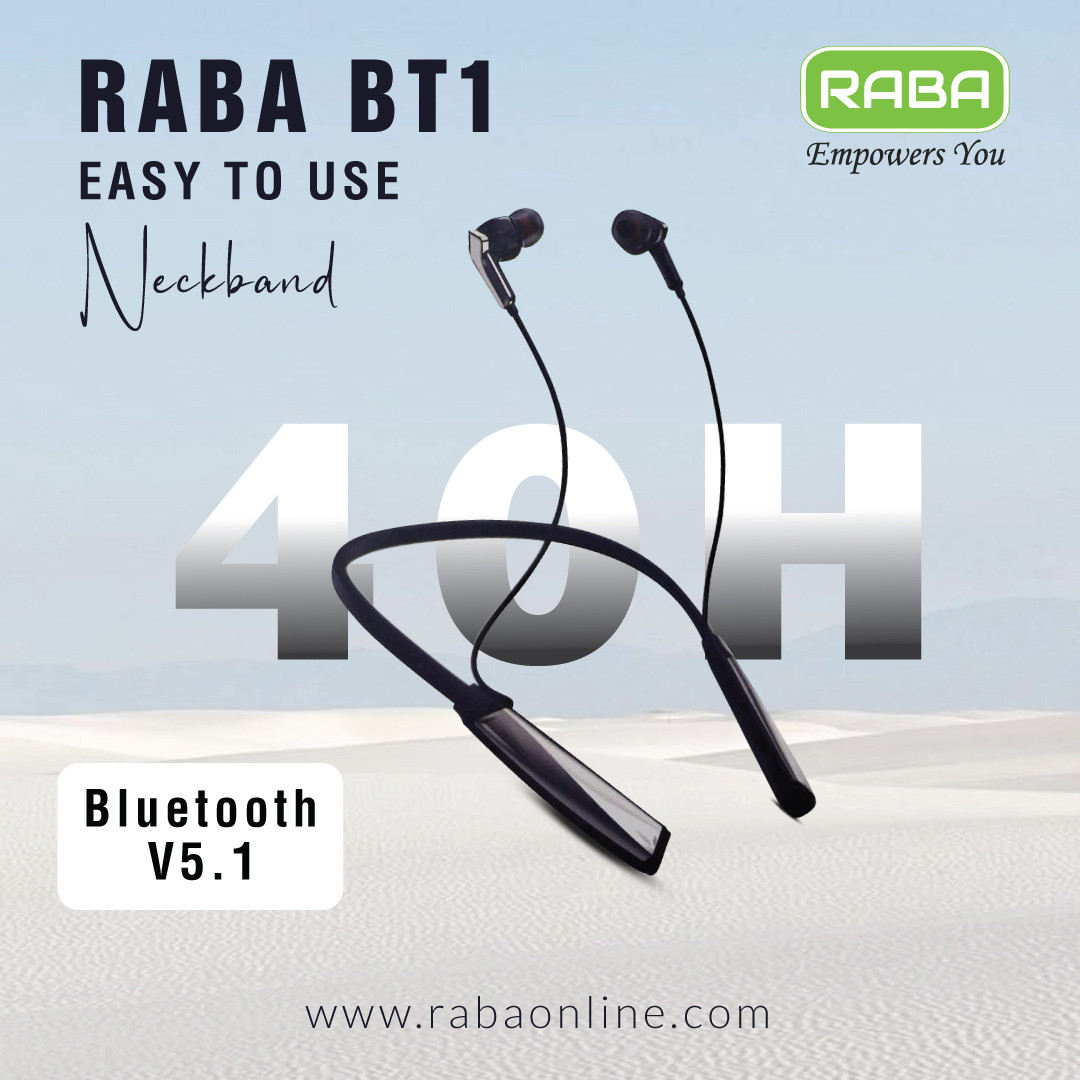  RABA BT1 Sports Wireless Neckband