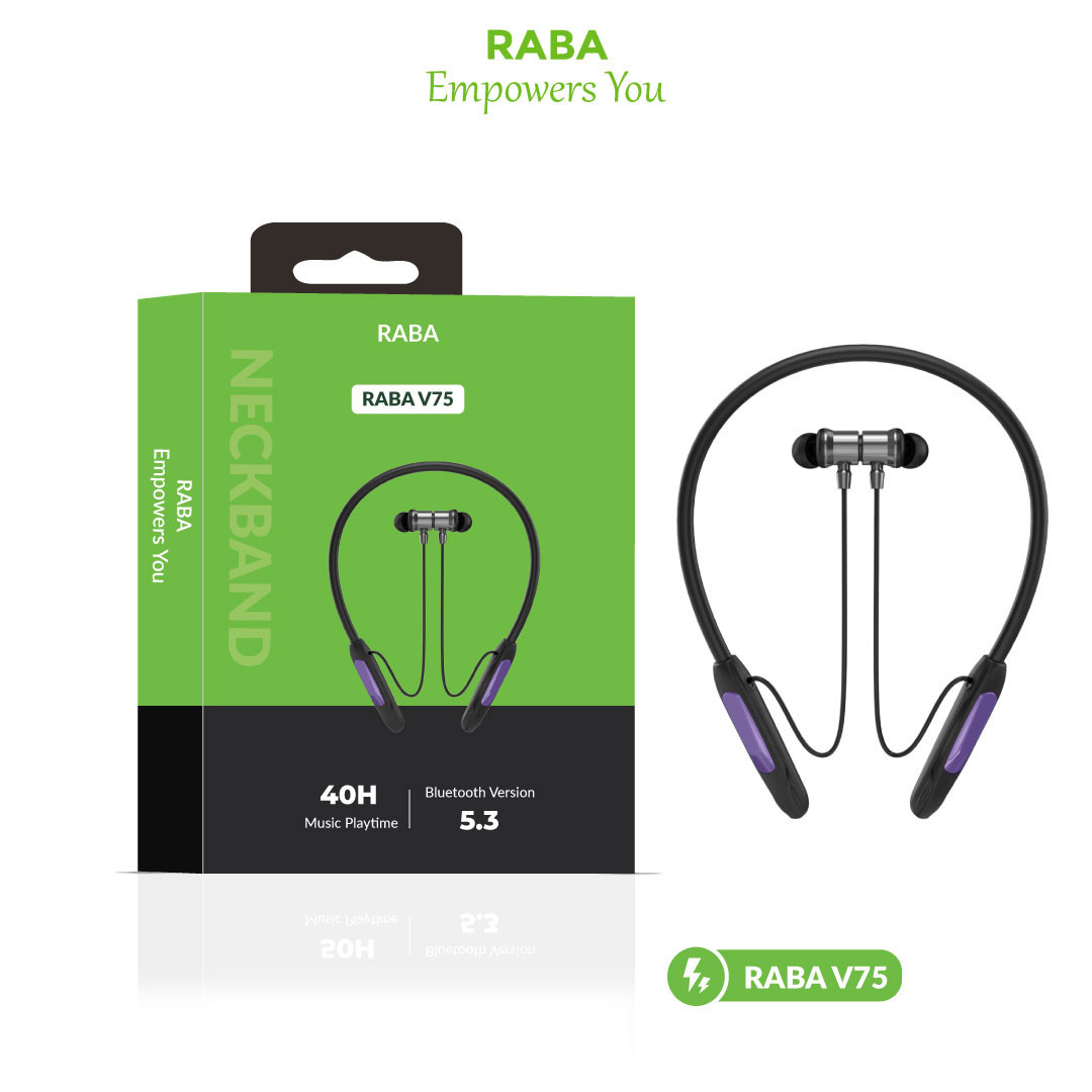 RABA V75 Neakband Magnetic ON/Off (5 Voice Changer) 