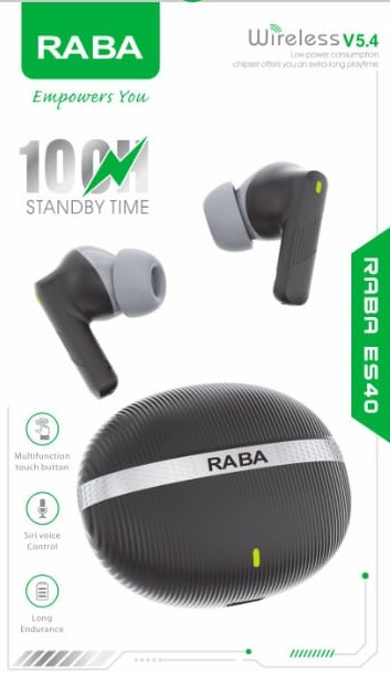 RABA ES40 TWS Bluetooth 5.4 Earbuds