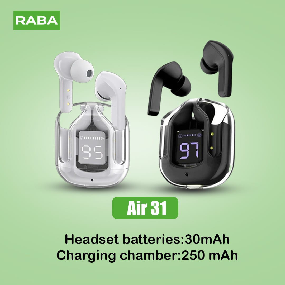 RABA Air31 Original True Wireless Bluetooth Earbuds