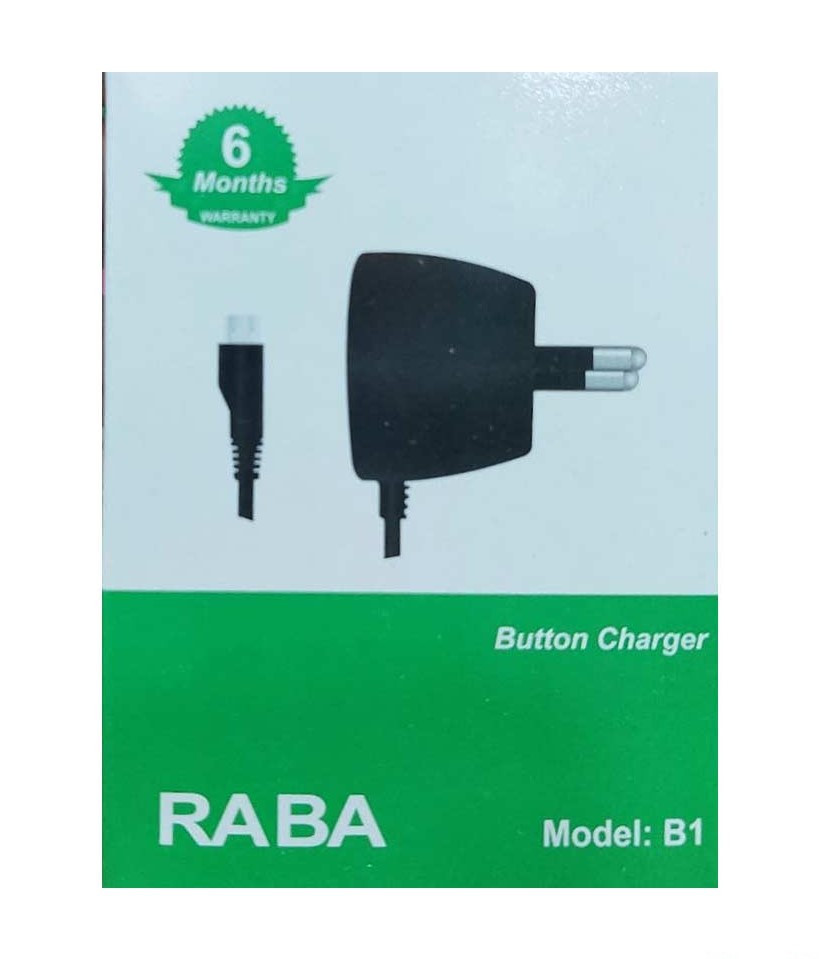 RABA B1 Button Phone Type-B Charger (Light Color Changing)