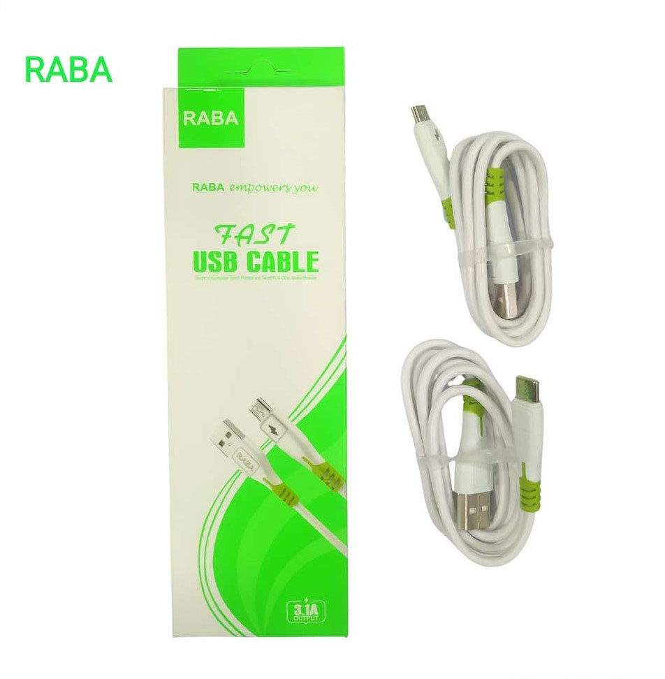 RABA Type-B Fast USB Data Cable